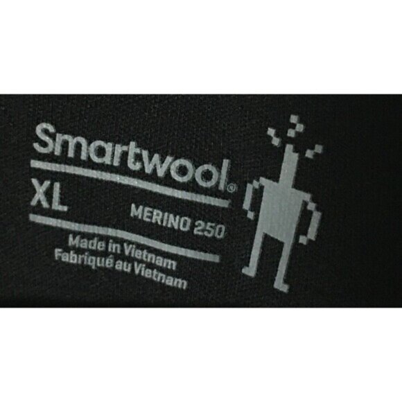Smartwool Base Layer Top Kid's Size XL Black 100% Merino Long Sleeves - Picture 6 of 8